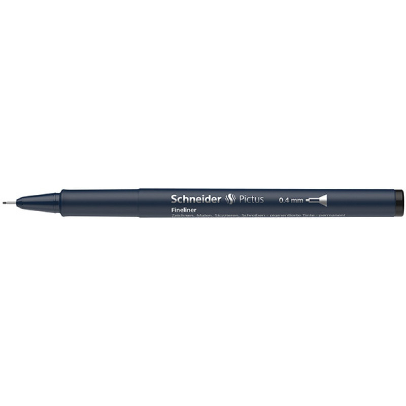 Cienkopis SCHNEIDER Pictus, 0,4 mm, czarny