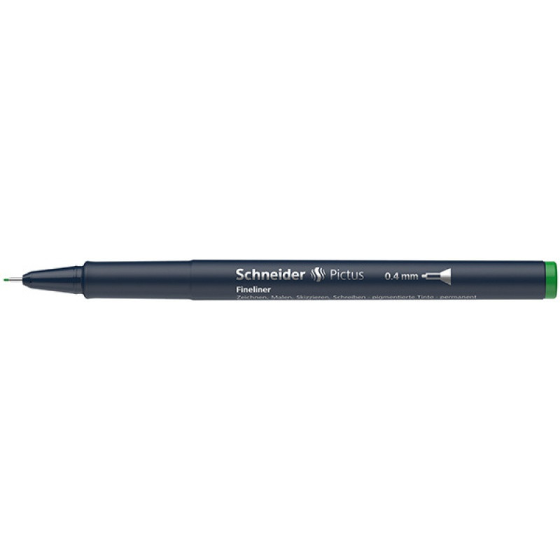 Cienkopis SCHNEIDER Pictus, 0,4 mm, zielony