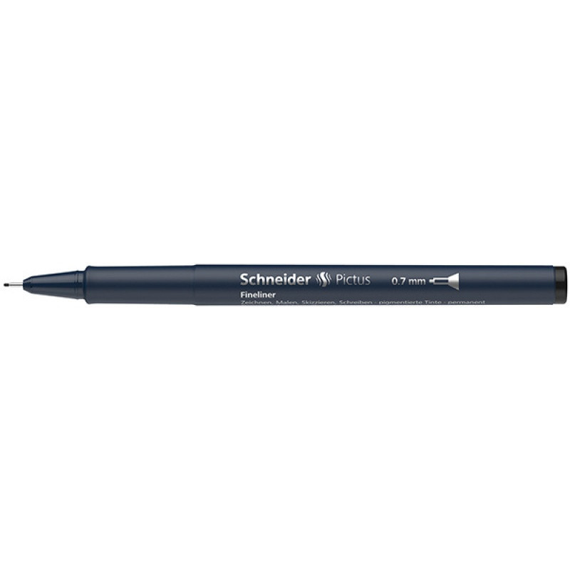Cienkopis SCHNEIDER Pictus, 0,7 mm, czarny