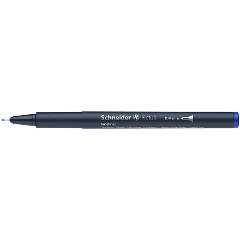 Cienkopis SCHNEIDER Pictus, 0,9 mm, niebieski