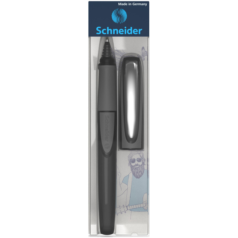 Pióro kulkowe SCHNEIDER Ray, M, onyx / onyksowe
