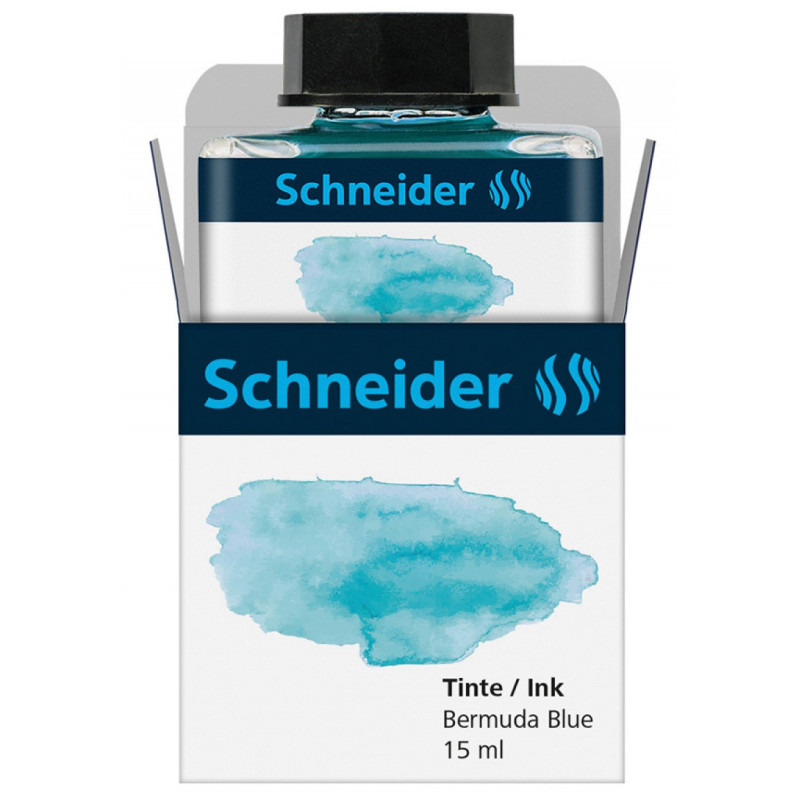 Atrament do piór SCHNEIDER, 15 ml, bermuda blue / morski