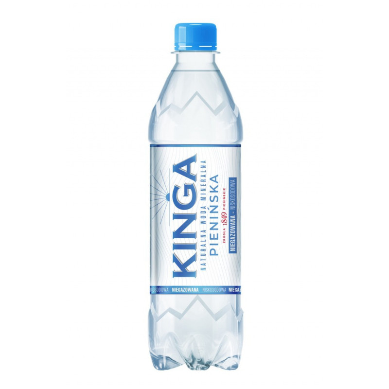 Woda mineralna KINGA PIENIŃSKA, niegazowana, 0,5l