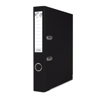 Segregator BASIC-S z szyną, PP, A4/50mm, czarny