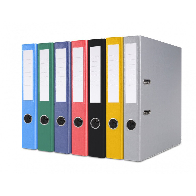 Segregator BASIC-S z szyną, PP, A4/50mm, żółty