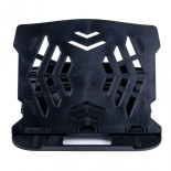 Podstawa pod laptopa z obrotowym podłożem Q-CONNECT, 25,5x28x2,2 cm, czarna