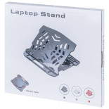 Podstawa pod laptopa z obrotowym podłożem Q-CONNECT, 25,5x28x2,2 cm, czarna