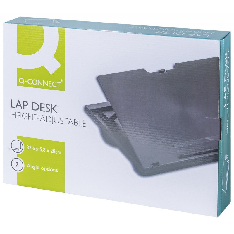 Podstawa pod laptopa Q-CONNECT 37,6 x 28 x 5,8 cm, czarna