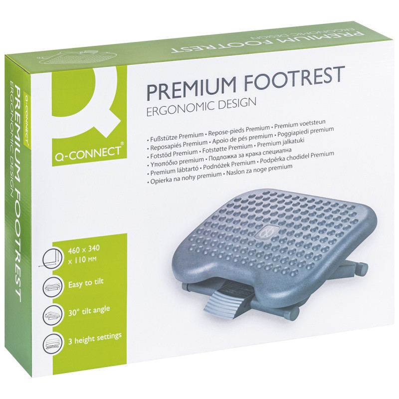 Podnóżek Q-CONNECT, premium, 460 x 340 x 110 mm