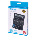 Kalkulator biurowy DONAU TECH, CI-SDC554S, 14-cyfr. wyświetlacz, wym. 190x143x40 mm, czarny
