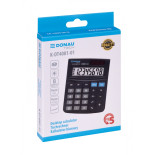 Kalkulator biurowy DONAU TECH, CI-SDC805NR, 8-cyfr. wyświetlacz, wym. 130x104x19 mm, czarny