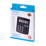 Kalkulator biurowy DONAU TECH, CI-SDC805NR, 8-cyfr. wyświetlacz, wym. 130x104x19 mm, czarny