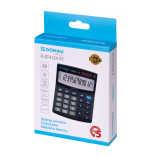 Kalkulator biurowy DONAU TECH, CI-SDC812NR, 12-cyfr. wyświetlacz, wym. 122x100x32 mm, czarny