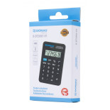 Kalkulator kieszonkowy DONAU TECH, CI-LC310NR, 8-cyfr. wyświetlacz, wym. 114x69x19 mm, czarny