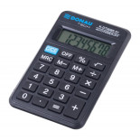 Kalkulator kieszonkowy DONAU TECH, CI-LC310NR, 8-cyfr. wyświetlacz, wym. 114x69x19 mm, czarny