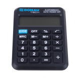 Kalkulator kieszonkowy DONAU TECH, CI-LC110NR, 8-cyfr. wyświetlacz, wym. 89x58x11 mm, czarny