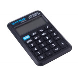 Kalkulator kieszonkowy DONAU TECH, CI-LC110NR, 8-cyfr. wyświetlacz, wym. 89x58x11 mm, czarny