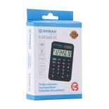 Kalkulator kieszonkowy DONAU TECH, CI-LC110NR, 8-cyfr. wyświetlacz, wym. 89x58x11 mm, czarny