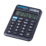 Kalkulator kieszonkowy DONAU TECH, CI-LC110NR, 8-cyfr. wyświetlacz, wym. 89x58x11 mm, czarny