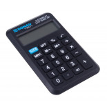 Kalkulator kieszonkowy DONAU TECH, CI-LC210NR, 8-cyfr. wyświetlacz, wym. 97x62x11 mm, czarny