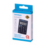 Kalkulator kieszonkowy DONAU TECH, 8-cyfr. wyświetlacz, wym. 85x56x9 mm, czarny