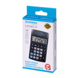 Kalkulator kieszonkowy DONAU TECH, 8-cyfr. wyświetlacz, wym. 116x68x18 mm, czarny