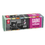 Gąbki do zmywania ANNA ZARADNA, prostokątne, 10 szt., mix kolorów