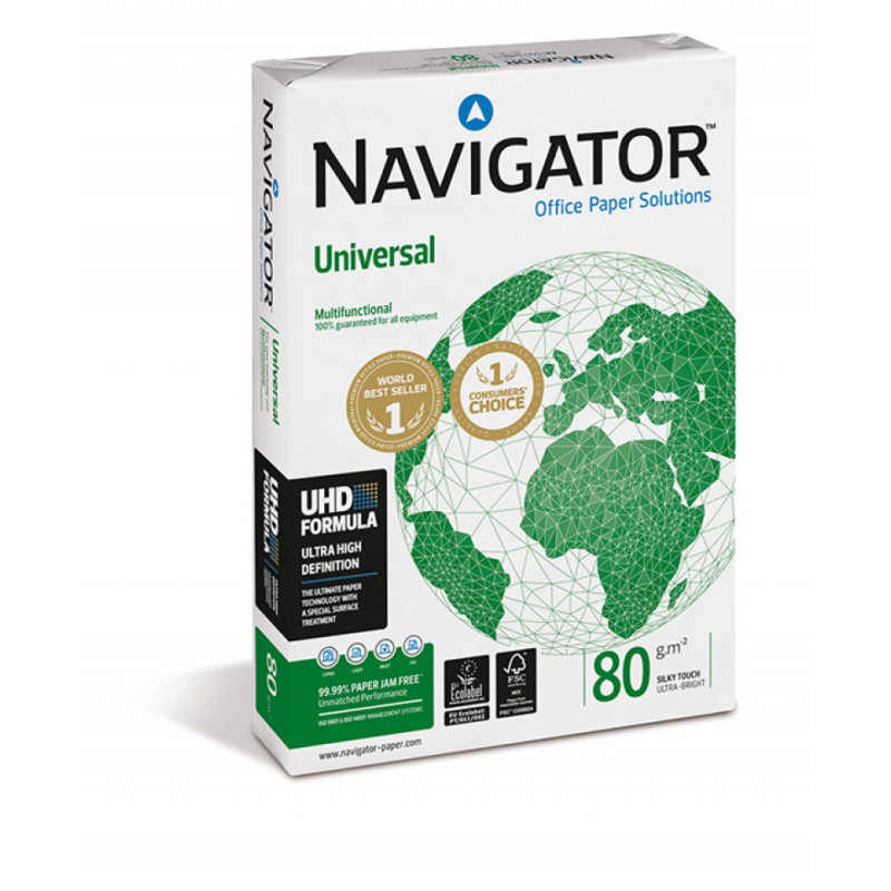Papier ksero NAVIGATOR UNIVERSAL FSC, A3, klasa A, 80 gsm, 500 ark