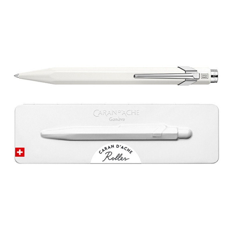Pióro kulkowe CARAN D'ACHE 849, w pudełku, białe