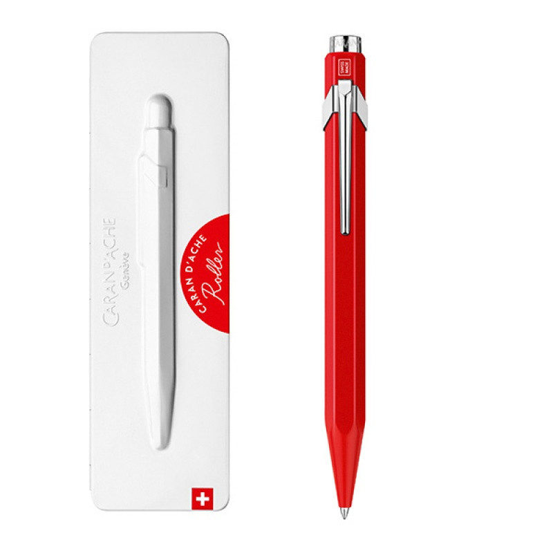 Pióro kulkowe CARAN D'ACHE 849, w pudełku, czerwone