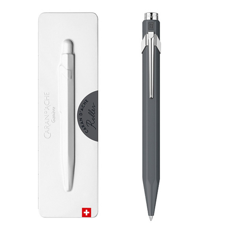 Pióro kulkowe CARAN D'ACHE 849, w pudełku, szare