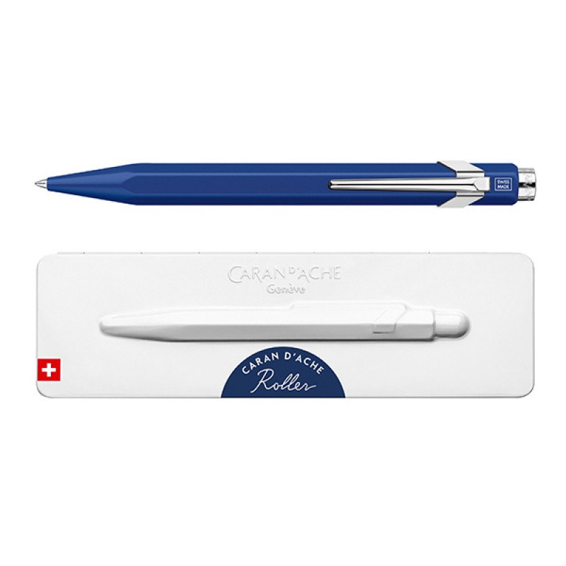 Pióro kulkowe CARAN D'ACHE 849, w pudełku, niebieskie