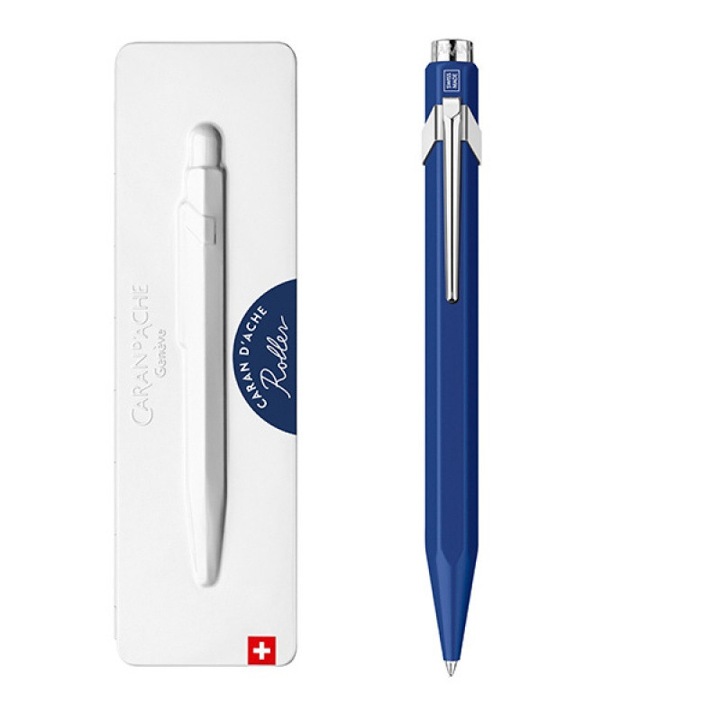 Pióro kulkowe CARAN D'ACHE 849, w pudełku, niebieskie