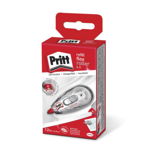 Korektor w taśmie PRITT REFILL FLEX, myszka, 6,0mm x 12m, pudełko, zawieszka