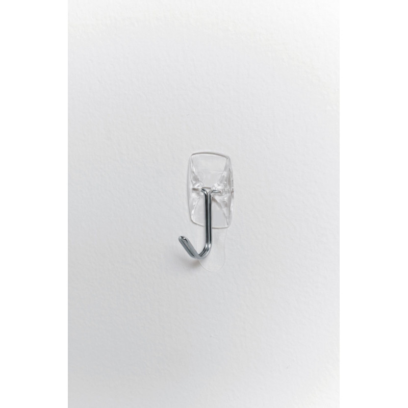 Haczyki Command™ (17067CLR PL), z metalowym uchwytem, 3 haczyki i 4 małe paski, transparentne