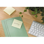 Bloczek samoprzylepny ekologiczny POST-IT® (654-1T), 76x76mm, 16x100 kart., żółty