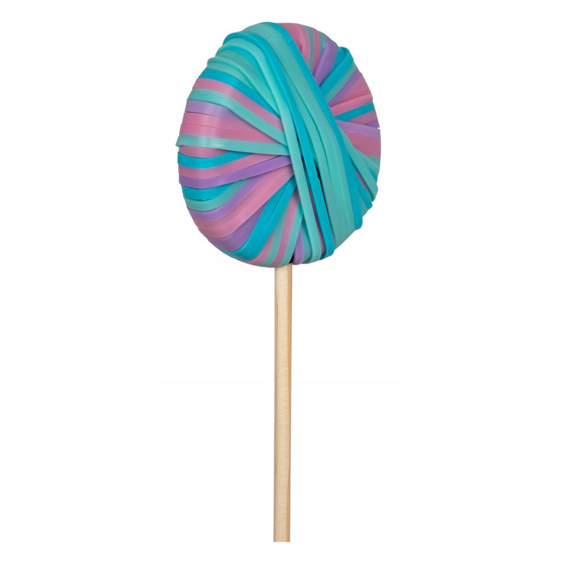 Gumki recepturki APLI Nordik, w kształcie lizaka, 20 g, mix kolorów pastel