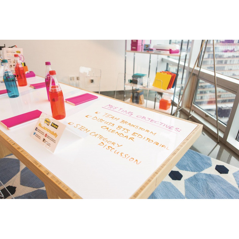 Suchościeralna folia w rolce POST-IT® Flex Write (DEF3x2EU), 60,9x91,4 cm, biała