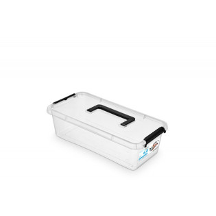 Pojemnik do przechowywania MOXOM Simple box, 6l, z rączką, transparentny