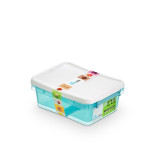 Zestaw pojemników MOXOM Arctic line box, prostokątne, 2x1,15l, niebieski transparentny