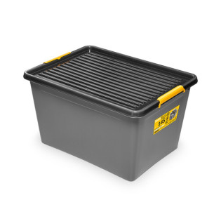 Pojemnik do przechowywania MOXOM Solidstore box, na kółkach, 145l, szary