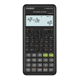Kalkulator naukowy CASIO FX-350ESPLUS-2-B, 252 funkcje, 77x162mm, czarny