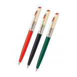 Długopis automatyczny ICO Retro 70'C, blister, wkład niebieski, mix kolorów