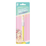 Długopis automatyczny ICO Retro 70'C, Pastel, blister, wkład niebieski, mix kolorów