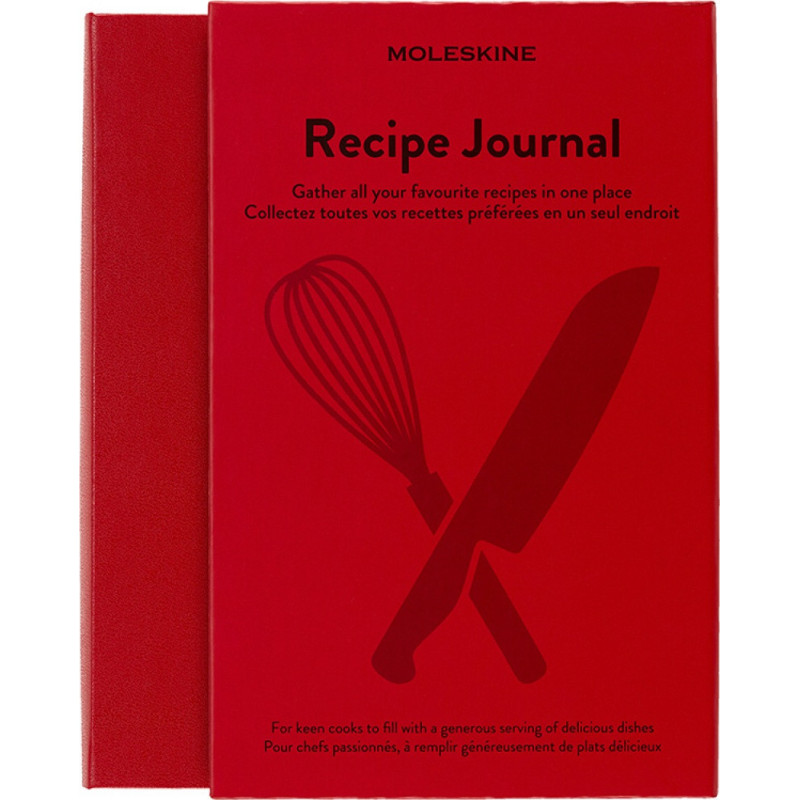 Notes MOLESKINE Passion Journal Recipe, 400 stron, czerwony