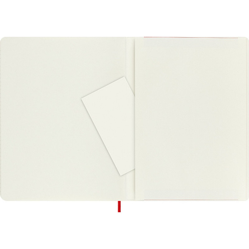 Notes MOLESKINE Classic XL, 19x25cm, w linie, miękka oprawa, 192 strony, czerwony