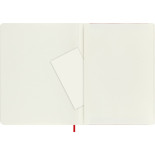 Notes MOLESKINE Classic XL, 19x25cm, w linie, miękka oprawa, 192 strony, czerwony
