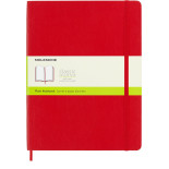 Notes MOLESKINE Classic XL (19x25cm) gładki, miękka oprawa, 192 strony, czerwony