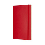 Notes MOLESKINE Classic L, 13x21cm, gładki, miękka oprawa, 192 strony, czerwony