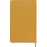 Notes MOLESKINE Classic edycja limitowana, miękka oprawa skórzana L, 13x21 cm, w linie, żółty